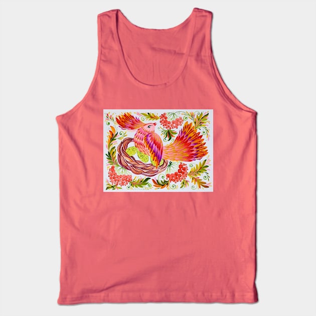 Mother Watercolor Painting Tank Top by SvitlanaProuty